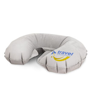Inflateable neck pillow